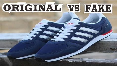 adidas neo city racer original vs fake|adidas logo vs real.